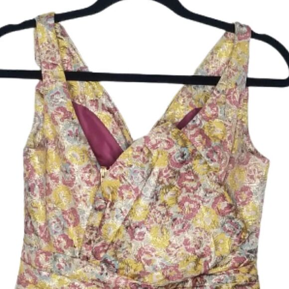 Zac Posen for Target Metallic Floral Brocade Party Dress - Picture 5 of 11